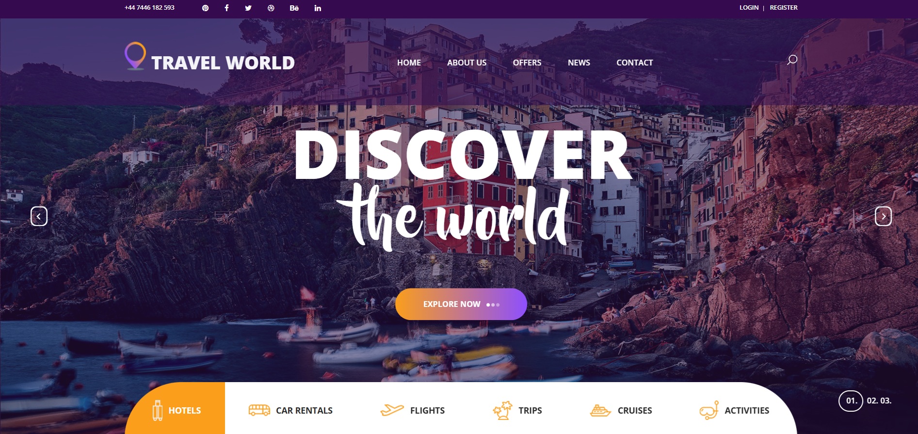 Travel World — Travel Agency